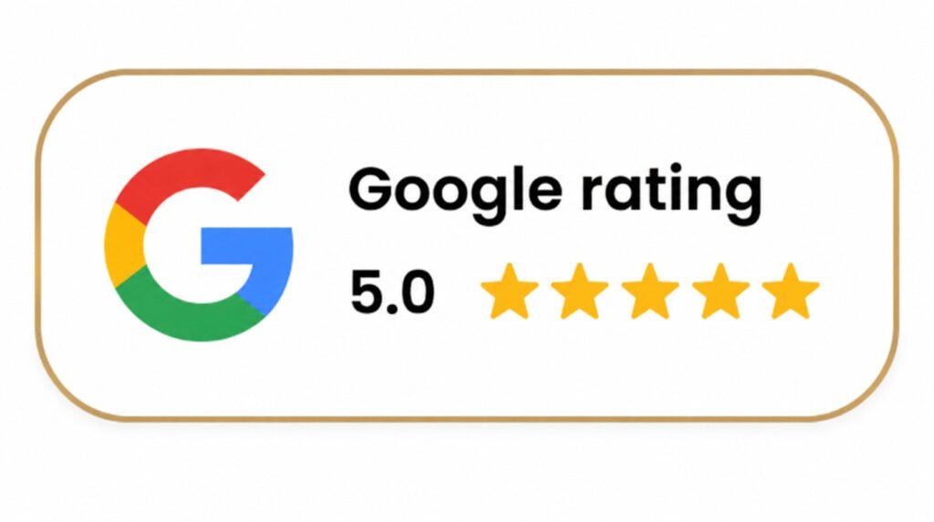 Google rating , clickable link to ratings